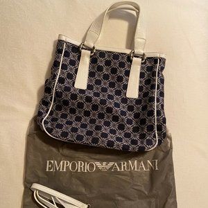Emporio Armani matching handbag and heels